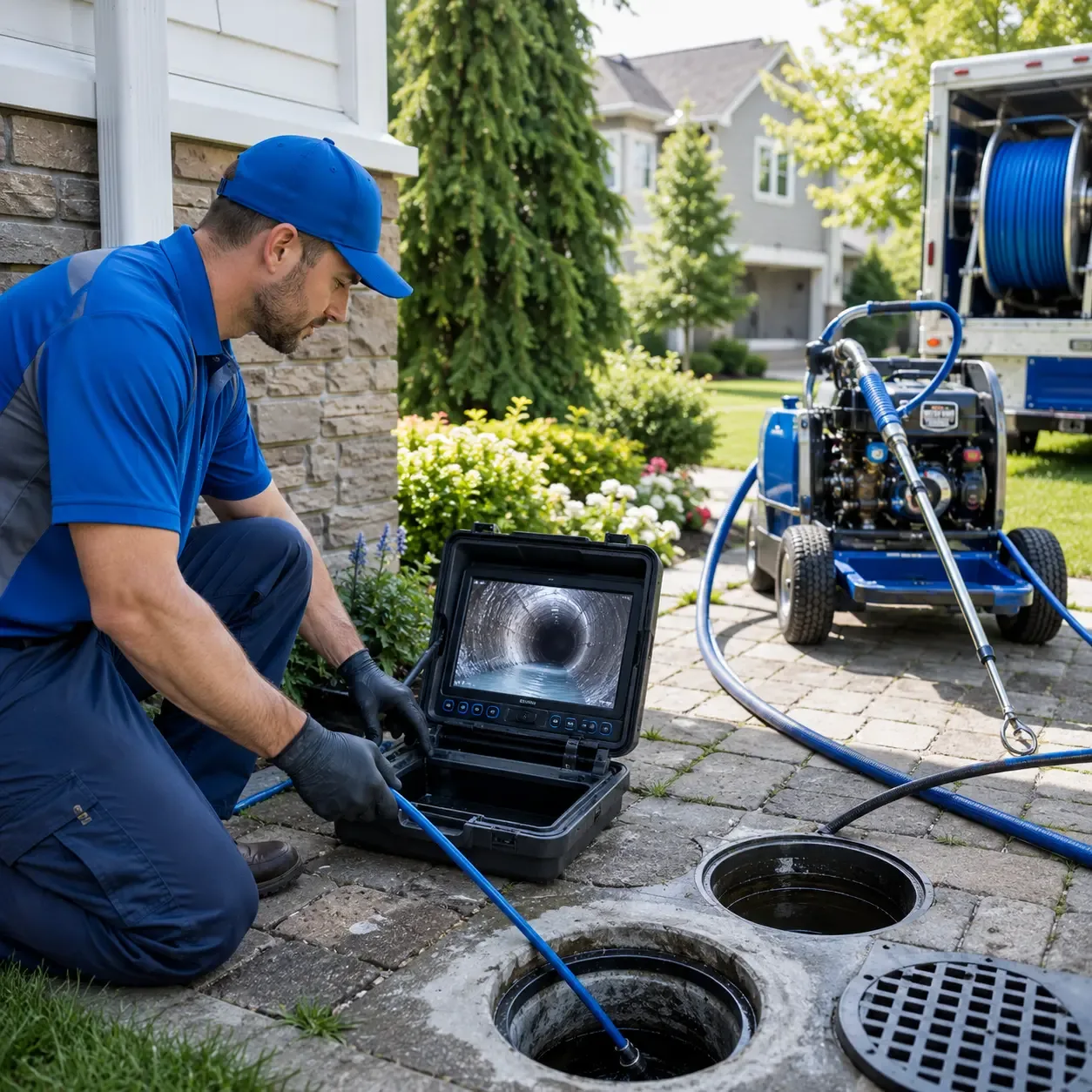 Outdoor drain cleaning professionals serving Hoskins, NE